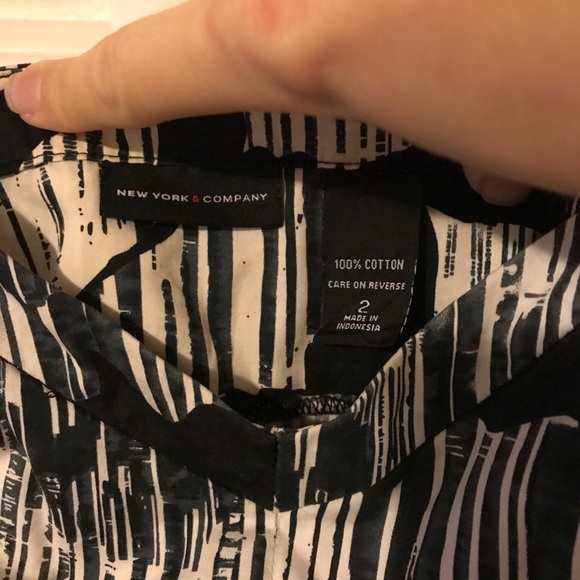 NY&Co Black & White Sundress - Picture 3 of 6